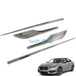Honda Civic X Door Moulding Chrome