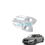 Honda Civic X Fog Lamp Full Chrome Lining