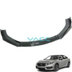 Honda Civic X Front Lip Bumper Diffuser Matte Black