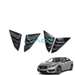 Honda Civic X Rear Triangle Cover Carbon