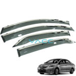 Toyota Vios NCP93 Door Visor with Chrome Lining