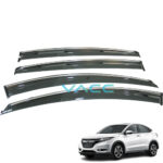 Honda HRV 1st Door Visor with Chrome Lining