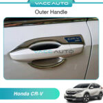 Honda CR-V 5th Outer Chrome Handle (Blue Emblem/Black Emblem)
