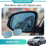 Honda Civic FE Blue Mirror with LED Signal Lamp