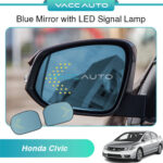 Honda Civic FD Blue Mirror With LED Signal Lamp