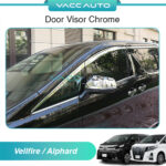 Toyota Vellfire / Alphard AH30 ANH30 Door Visor Chrome