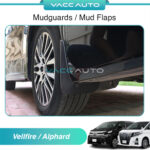 Toyota Alphard / Vellfire AH30 ANH30 Mudguards Mud Flats