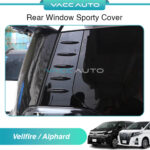 Toyota Alphard / Vellfire AH30 ANH30 Rear Window Sporty Cover / Door Pillar Sporty Cover