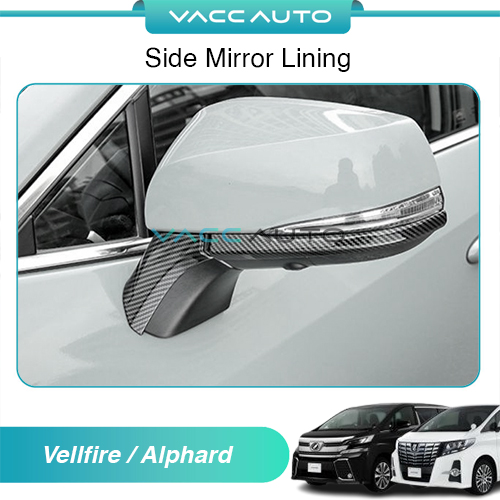 Toyota AH30 Side Mirror Lining (Carbon) PP-2