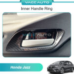 Honda Jazz 3rd GK Inner Handle Ring (Carbon / Silver)