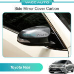 Toyota Vios NCP150 Side Mirror Carbon Cover (Stick Type / Replace Type)