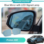 Proton X50 Blue Mirror with LED Signal Lamp