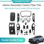 Toyota Corolla Cross 2021 - 2023 Interior Decoration Carbon Fiber Design For Corolla Cross Vacc Auto Brand 30-Day Warranty