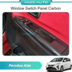 Perodua Alza 1st M500 Window Switch Panel Carbon