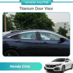 Honda Civic 10th Titanium Door Visor