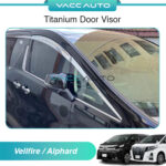 Toyota Vellfire / Alpahrd AH30 ANH30 Titanium Door Visor