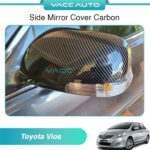 Toyota Vios NCP93 Side Mirror Cover (Replace / Stick Type) Carbon Chrome