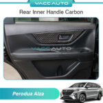Perodua Alza 2nd W150 Rear Inner Handle Carbon
