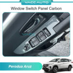 Perodua Aruz 1st D38L Window Switch Panel Carbon