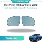 Toyota Hilux AN110 Blue Mirror with LED Signal Lamp 1 Year Warranty VACC AUTO