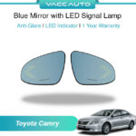 Toyota Camry XV50 Blue Mirror with LED Signal Lamp 1 Year Warranty VACC AUTO