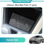 Toyota Vios NCP150 Interior Slot Mat Felt Vacc Auto Brand