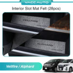 Toyota Vellfire / Alphard AH30 ANH30 Interior Slot Mat Felt Vacc Auto Brand
