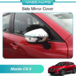 Mazda CX-3 Side Mirror Cover (Replace / Stick Type) Carbon Chrome