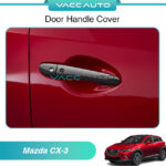 Mazda CX-3 Door Handle Cover 2 Key Hole Chrome Carbon