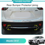 Mazda CX-5 1st Rear Bumper Protector Lining Chrome