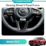 Mazda CX-5 2nd Steering Wheel V Panel Frame Carbon