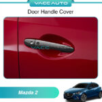 Mazda 2 DE/DH/DJ/DL (2009-2021) Door Handle Cover Chrome Carbon