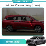 Toyota Veloz W100 W150 Window Chrome Lining (Upper / Lower)
