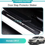 Honda CR-V 5th Door Step Protector Sticker Carbon