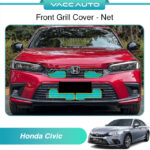 Honda Civic FE Front Grill Cover - Net