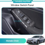 Honda Civic FE Window Switch Panel Carbon