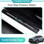 Toyota Corolla Cross XG10 Door Step Protector Sticker Carbon