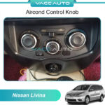 Nissan Grand Livina L10 Aircond Control Knob Black
