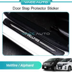 Toyota Alphard / Vellfire AH30 ANH30 Door Step Protector Sticker Carbon
