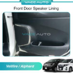 Toyota Vellfire / Alpahrd AH30 ANH30 Front Door Speaker Lining Silver