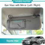 Toyota Vios (NCP93 / NCP150) 2007-2019 Sun Visor with Mirror Beige Grey Left or Right