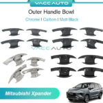 Mitsubishi Xpander NC Outer Handle Chrome Carbon Matte Black
