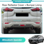 Mitsubishi Xpander NC Rear Reflector Cover + Bumper Chrome Lining