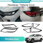 Perodua Aruz D38L Headlamp Taillamp Cover Black