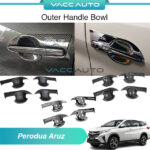 Perodua Aruz D38L Outer Handle Bowl Carbon Chrome Matt Black