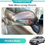 Perodua Bezza D63D Side Mirror Lining Chrome