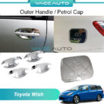 Toyota Wish AE10 Outer Handle Bowl Chrome Petrol Cap Chrome