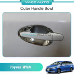 Toyota Wish AE20 Outer Handle Bowl Chrome