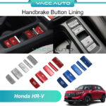 Honda HR-V 2nd Handbrake Button Lining Blue Red Silver