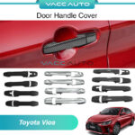 Toyota Vios AC100 Door Handle Cover Chrome Carbon Matte Black
